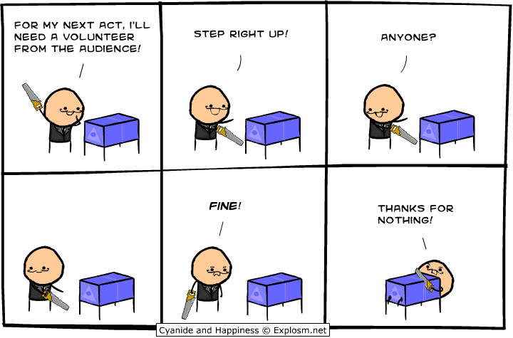 Cyanide & Happiness - magic